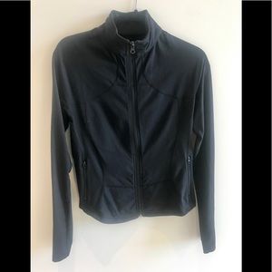 Black lululemon zip front jacket